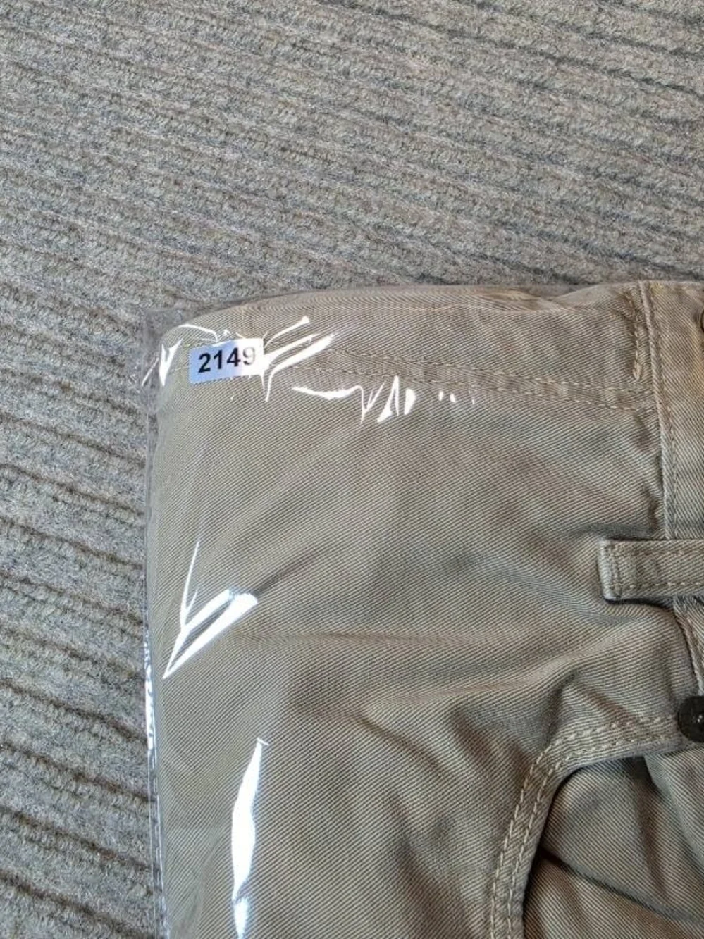 Polo Ralph Lauren Jeans Mens 40x32 Stone Beige Relaxed Straight